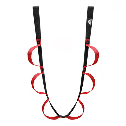 Adidas Stretch Assist Band Looped Warm Up Warmup Pre-Workout - Red/Black.