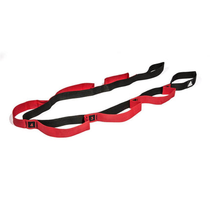Adidas Stretch Assist Band Looped Warm Up Warmup Pre-Workout - Red/Black.