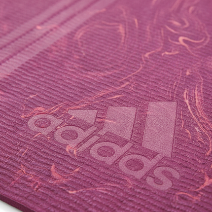 Adidas Premium 5mm Camo Sports Home/Gym Fitness Exercise Yoga Mat Power Berry.