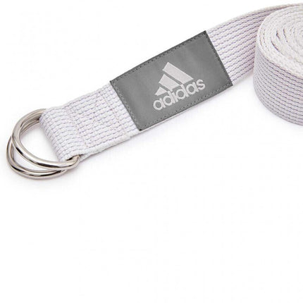 Adidas Premium Yoga Strap 2.5m Long Adjustable Belt Pilates Stretching Poses.