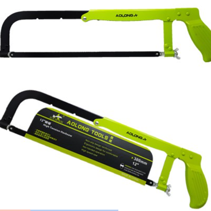 Hacksaw Frame Metal Hack Saw Alloy Steel Heavy Duty Blade DIY 300mm 12".