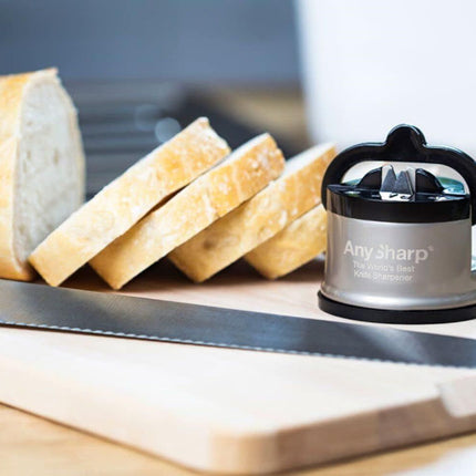 Any Sharp Pro Worlds Best Knife Sharpener for Knives Blades Scissors.