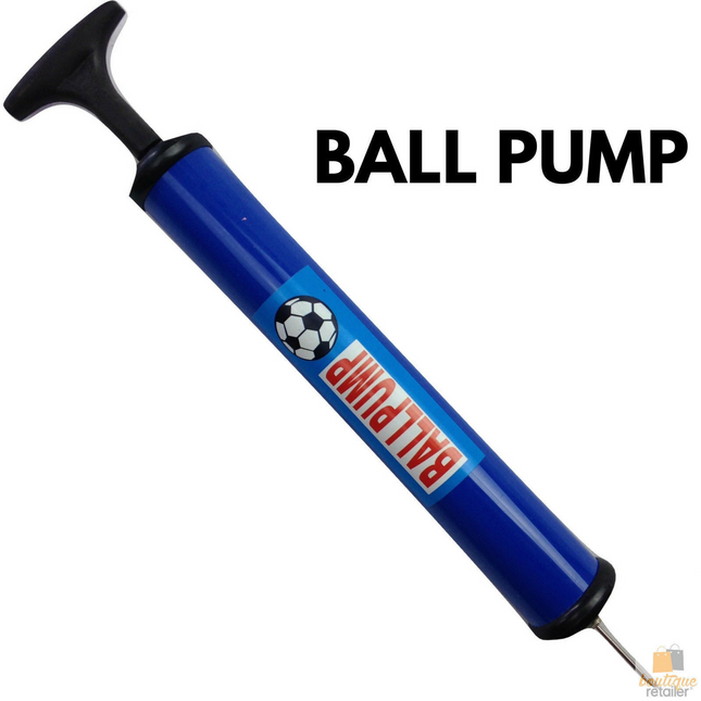 BALL PUMP Air Inflator Soccer Basketball Football Needle Fitness Portable.