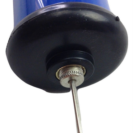 BALL PUMP Air Inflator Soccer Basketball Football Needle Fitness Portable.