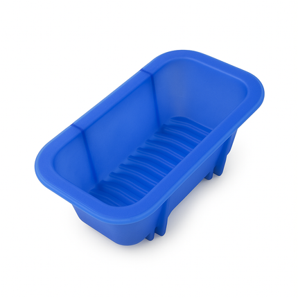 Silicone Loaf Pan Non-Stick Blue Bread Mould Baking Tray.