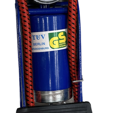 2x HIGH PRESSURE FOOT PUMP Ball Bicycle Motorbike Car Tire Inflator Tyre Air.