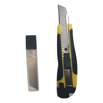 3x BOX CUTTERS Knife Retractable Blade Snap Off Razor 18mm Durable Opener BULK.