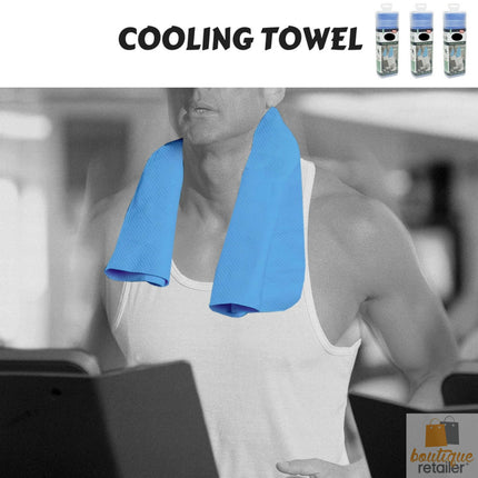 3x INSTANT COOLING TOWEL UPF 50+ Ice Cold Sport Sweat Absorbing Leisure 66x43.