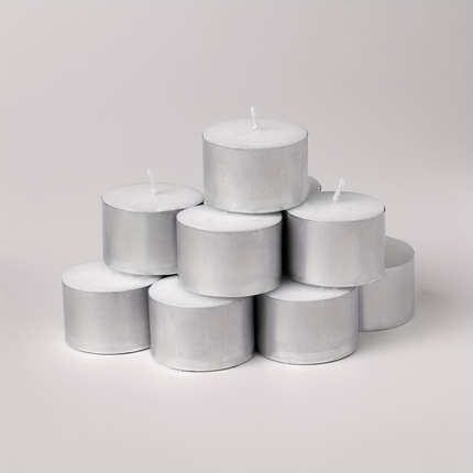 400pcs TEA LIGHT CANDLES 9 Hour Burn Tealight Wedding Smokeless Crystal Wax BULK.