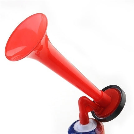 Air Horn Party Prop Hand Held Loud Pump Action Plastic Novelty Reusable Klaxon.