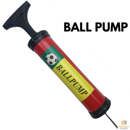 BALL PUMP Air Inflator Soccer Basketball Football Needle Yoga Fitness Portable.