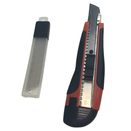 BOX CUTTER & BLADES Knife Retractable Blade Snap Off Razor 18mm Durable Opener.