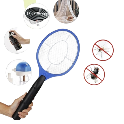 BUG ZAPPER RACKET Fly Mosquito Pest Swatter Net Racquet Electric Insect Killer.