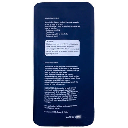 4x HOT COLD PACK First Aid Reusable Ice Heat Gel Packs Microwaveable Relief Bulk.