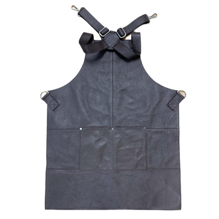 BUFFALO LEATHER APRON Cooking Chef Hairdresser Waterproof Durable Quality - Brown.