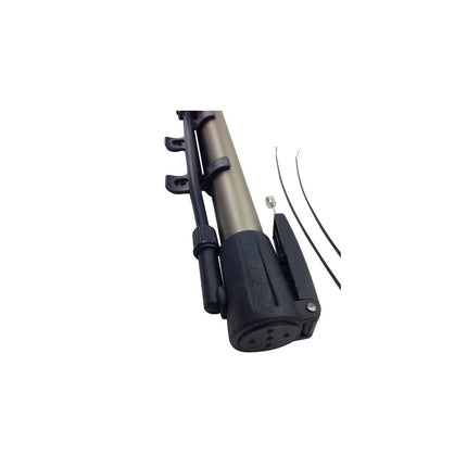 MINI BICYCLE AIR PUMP Bike Hand Ball Inflator Portable Cycling Tyre Aluminium.