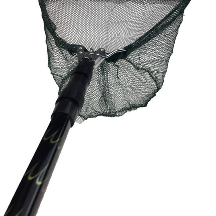 Telescopic Fishing Landing Net Rod Adjustable Foldable Pole Fish Catch & Release.