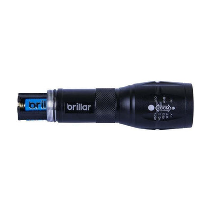 Brillar Tactical Grade LED Torch 5 Modes Water Resistant Flashlight Light Bright.