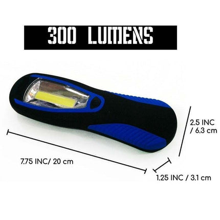 Ultra Bright Work Light with COB LED Technology Convenient Swivel Hook Magnetic Back for Easy Mounting.