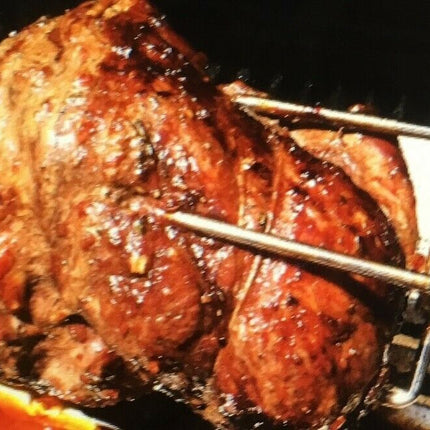 2pcs Rotisserie Spit Forks Roast Chicken Fork Kabob Skewer BBQ Spit Forks Gyro.