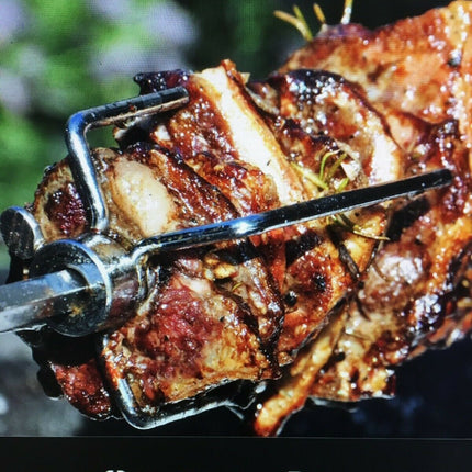2pcs Rotisserie Spit Forks Roast Chicken Fork Kabob Skewer BBQ Spit Forks Gyro.