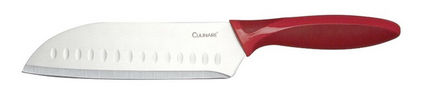 17.5cm Culinare Santoku Knife Chef Cutlery Stainless Steel Kitchen Cutting.