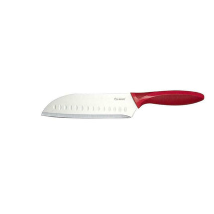 17.5cm Culinare Santoku Knife Chef Cutlery Stainless Steel Kitchen Cutting.