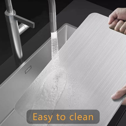 Stainless Titanium Steel Anti-Bacterial Mildew-Proof Cutting Chopping Board 23 x 34cm.