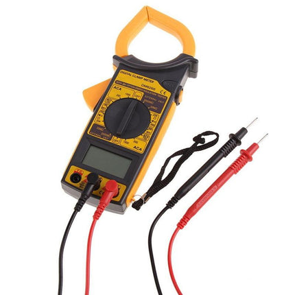 Digital Clamp Meter AC/DC Voltage Resistance Frequency DM6266 - Batteries Incl..