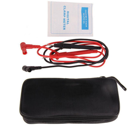 Digital Clamp Meter AC/DC Voltage Resistance Frequency DM6266 - Batteries Incl..