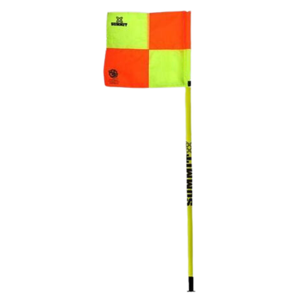 Soccer Corner Flag 150cm x 2.5cm FFA Approved Football  - Pack of 4 w Removable Spike.