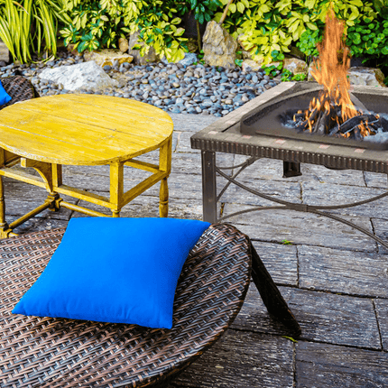 30" Square Slate Tile Fire Pit Outdoor Patio Heater Fireplace.