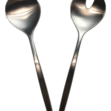 GROSVENOR Chill 2 Salad Servers 18/10 Stainless Steel Spoon Fork CHILL2SS.