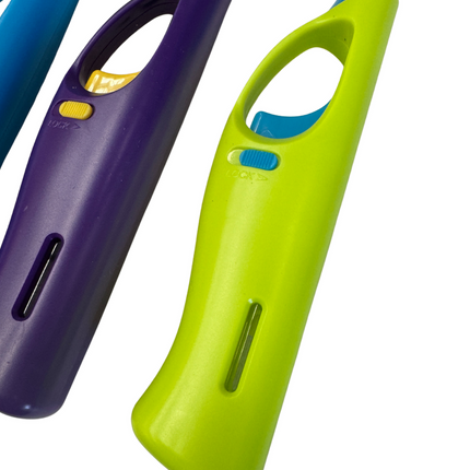 1x Clear Flexible Gas Lighter for BBQ Kitchen Cigarette w/ Safety Lock - Assorted Colours.