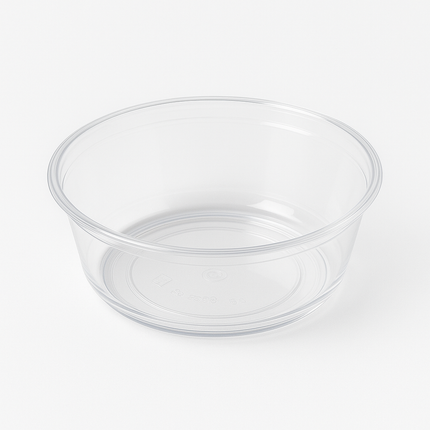288x Premium Plastic Round Dessert Cups BPA Free Extra Strong Bulk - Clear.