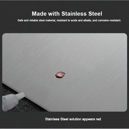 3x Stainless Titanium Steel Anti-Bacterial Mildew-Proof Cutting Chopping Boards.
