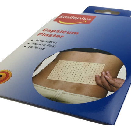 3x CAPSICUM PLASTER PATCHES Herbal Muscle Pain Inflammation Ache Relief.