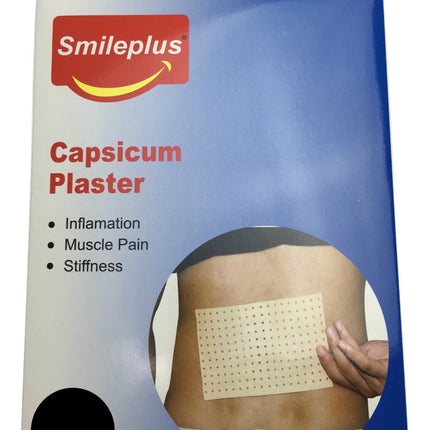 6x CAPSICUM PLASTER PATCHES Herbal Muscle Pain Inflammation Ache Relief BULK.