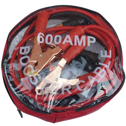 Heavy Duty JUMPER LEADS Booster Cables Jump Start 600AMP 2.1M Long Car Battery.