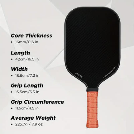 3K Graphite Carbon Fiber Pickleball Paddles Pickle Ball Racket Racquet.