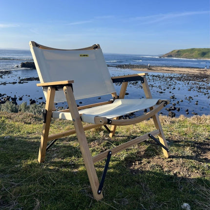 Chair & Table Set Bamboo Camping Folding Portable Outdoor Picnic Travel BBQ.