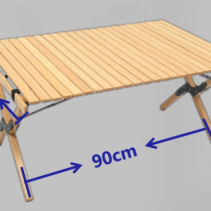 3 Chairs & 1 Table Set Bamboo Camping Folding Portable Outdoor Picnic Travel BBQ.