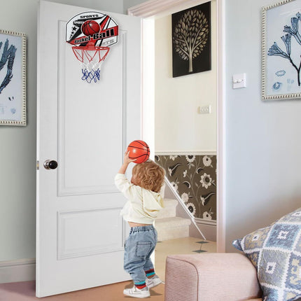 Mini Basketball Hoop Ring Kids Toy Children Door Indoor Hang Backboard.