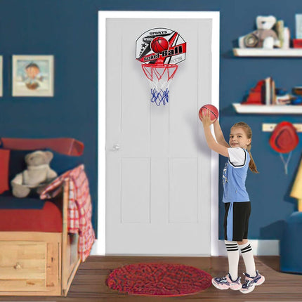 Mini Basketball Hoop Ring Kids Toy Children Door Indoor Hang Backboard.