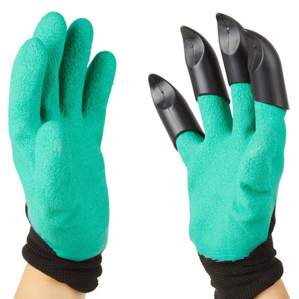 Garden Guru Waterproof and Puncture Resistant Gloves w Claws Digging.