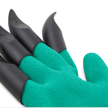 Garden Guru Waterproof and Puncture Resistant Gloves w Claws Digging.