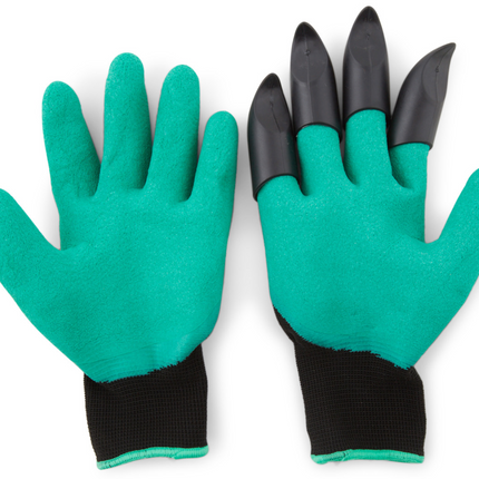 Garden Guru Waterproof and Puncture Resistant Gloves w Claws Digging.