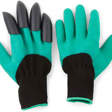 Garden Guru Waterproof and Puncture Resistant Gloves w Claws Digging.