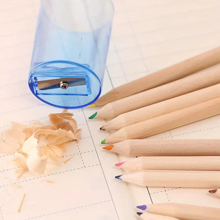 18pcs Mini Colour Pencils Junior Artist Coloured Pencils Kids Drawing Pencil.