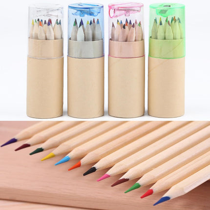 18pcs Mini Colour Pencils Junior Artist Coloured Pencils Kids Drawing Pencil.